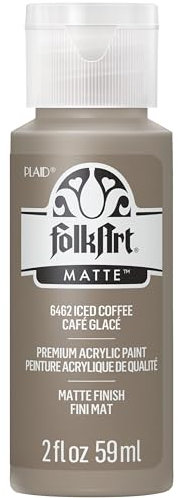 FolkArt Acrylic Paint in Assorted Colors (2 oz), Iced Coffee