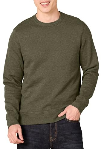 Amazon Essentials Men's Fleece Crew Neck Sweatshirt (Available in Big & Tall)