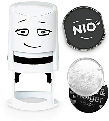 Nio Stempel mit Stempelkissen Fancy Grey