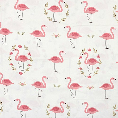Ein Stück 50cm * 160cm Flamingo bedruckten Baumwollstoff,patchwork stoffe,baumwollstoff meterware,stoffe patchwork stoffpaket