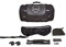 DEEMEED Motorrad Hecktasche, Rollenform, aus wasserdichtem Cordura und italienischem Leder, 9.2 Gallonen Fassungsvermögen + zusätzliche Regenhülle inklusive (Cordura & Leder, M (35 L))