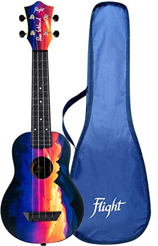 Flight Elise Ecklund Signature Sunset Travel Ukulele - Sopran
