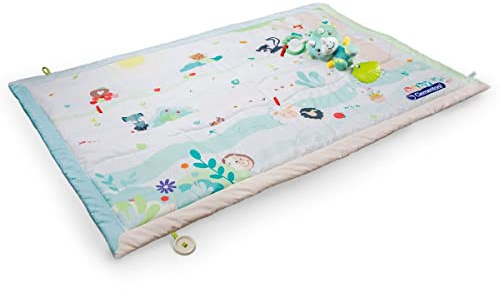 Clementoni 17318 You-17318 Großer Teppich für Neugeborene, Babyspiel-Spiel, Krabbelmatte, geeignet ab 0 Monaten, maschinenwaschbar, Mehrfarbig