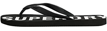Superdry Herren CODE ESSENTIAL FLIP FLOP Flipflop, Black, Small EU