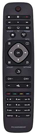 MYHGRC Télécommande de rechange pour téléviseur Philips 242254990467 - Compatible avec télécommande Philips YKF308-001 99659000449