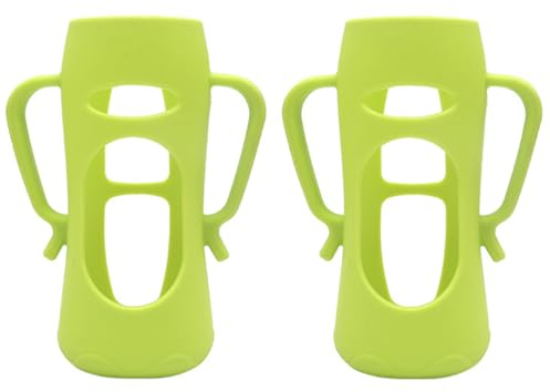 TOYANDONA 2pcs Silicone Drop Resistant Sleeve Flexible Comfortable Protection for Stylish Silicone Insulation Cover Green