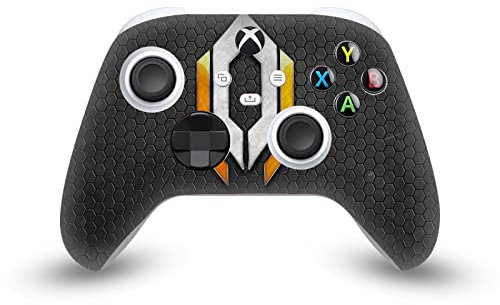 Head Case Designs Offiziell Offizielle EA Bioware Mass Effect Cerberus Logo Grafiken Vinyl Haut Gaming Aufkleber Abziehbild Abdeckung kompatibel mit Xbox Series X/S Controller