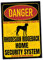 Rhodesian Ridgeback RR Schild Danger Security System Türschild Hundeschild Warnschild Hund Sicherheitsschild Hund Privatgrundstück Hundewarnung Warnung vor dem Hund