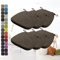 Kimgull 6er Set Stuhlkissen mit Bändern Bequeme Waschbare Rutschfestes Sitzkissen Ideal für zu Hause und Gartendekoration, viele Farben und Größen zur Auswahl (40X38X3CM Dunkelbraun)
