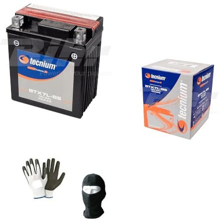 KOMPATIBEL MIT Honda 125 Forza 2015 Batterie YTX7L-BS TECNIUM BTX7L-BS BEREITS BEREIT UND AUFGELADEN FÜR DEN Gebrauch BATTERIEN 6 AH 12 Volt 113X70X130MM