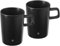 WMF Kineo Tassen Set 2-teilig, große Kaffeetasse 250ml, Kaffeebecher aus Steinzeug matt, Teetasse, schwarz