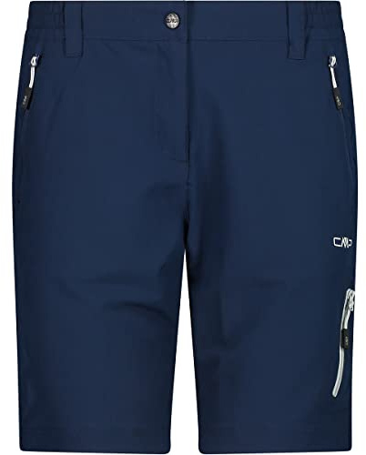 CMP - Bermudas elásticas para mujer, Hielo azul, XXL