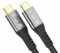 PfirstDa Câble USB C vers USB C 2m, Cable USB Type-C 3.2 Gen2x2 20Gbps, 100W 20V/5A Charge Rapide, Supporte La Transmission Vidéo 4K@60Hz Pour PS5, Ordinateurs Portables, Hubs, Stations d'Accueil