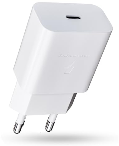 Cargador USB C 15W, Cargador Rápido Tipo C Enchufe Adaptador de Corriente de Móvil para Samsung Galaxy S21 S20 S10 S9 S8 Plus S10e A51 A50 A34 A33 A20e A14 A13, iPhone 12/13/14/15/11 Pro iPad/Air