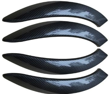 Car Interior Inner Door Armrest Handle Cover Trim For BMW 3 4 Series F30 F31 2013-2017 GT F34 2014-2017 F36 2015-17(4 pieces) (Carbon Fiber)