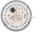 Bluerare NH35/NH35A Uhrwerk 6 Uhr Kalender Automatische Mechanische Uhr Bewegung für Männer, silber