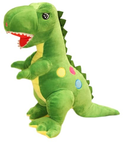 LAjuu Plüschtier Dino 35 cm Dinosaurier Kuscheltier Dino Plüsch Grün Tyrannosaurus Dino Kawaii Kuscheltier Geburtstag Weihnachten Geschenke für Jungen Mädchen Kinder