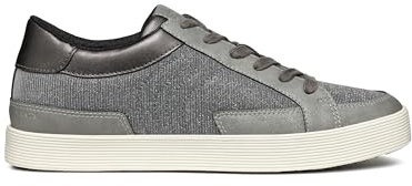 Geox D Blomiee B, Scarpe da Ginnastica Donna, Grigio Scuro, 39 EU
