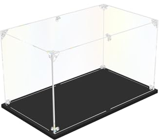 DOFOPO Vitrine für Modellauto Lego Staubdichte Schaukasten Acryl für Sammlung und Automodelle Transparente Acryl Vitrine 35 x 20 x 20 cm