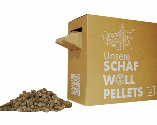 agrar-store Schafwollpellets Bio Langzeitdünger aus Schafwolle, 1-15Kg organischer Dünger für Pflanzen (2 Kg)