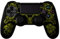Funda de silicona negra amarilla Dragon para mando PS4 Dual Shock 4 (amarillo)