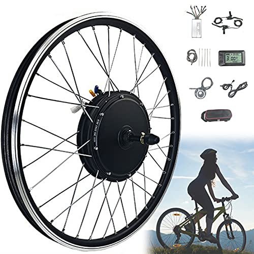 Umrüstsatz für E-Bike, 20/24/26/27,5/28/29/700c E-Bike-Umrüstsatz, E-Bike-Umrüstsatz, E-Bike-Vorderrad-Umrüstsatz, E-Bike-Kit, Pedelec-Elektrofahrrad mit LCD-Display, 36 V /250W-700c (48v/1500w 28 Zo