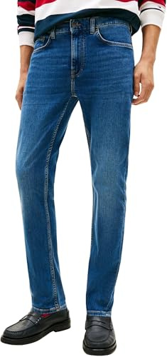 Tommy Hilfiger Herren Jeans Hose Bleecker Flex Mohave Indigo Slim Fit