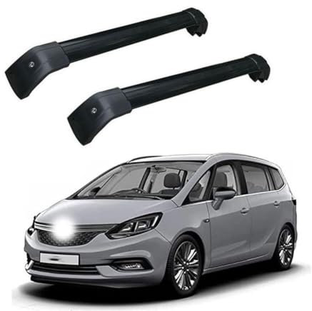 Autodachträger für Opel Vauxhall Zafira Tourer 2011-2019, Gepäckträger aus Aluminium für Reisen und Frachttransport, Außendekorationszubehör, C (A normal)
