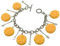 Noodles & Forks Charm Bracelet - Mixed Up Dolly