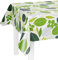 LILENO HOME Tischdecke abwaschbar als Meterware 240x140cm (Schnittkante) in Blätter und Farne grün Motiv - Wachstuchtischdecke wasserabweisend ideal als Tischtuch o. Tischläufer für Bierzeltgarnitur