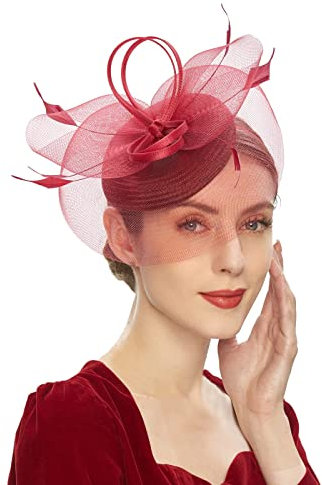 Schal Schwarz Cabrio Kopfbedeckung Damen Schal Damen-Kopfbedeckung, Braut-Haarschmuck, Hochzeit, Schleife, Zylinder, Fotoshooting, Federnetz, Schal Schwarz Damen Winter Schal GrüN (RD2, One Size)