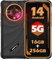 Ulefone Armor X31 Pro 5G Moviles Indestructibles 16GB+256GB/2TB, 64MP+25MP Visión Nocturna Móvil Rugerizado, Android 14, 120Hz 6.56 HD+ 800nits, 6050mAh Dual 5G SIM/NFC/GPS/120 lúmenes Flash- Naranja