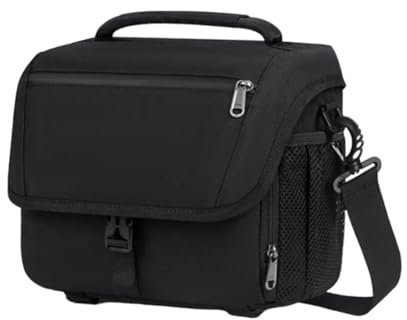 Kamera-Umhängetasche, wasserdicht, stoßfest, große Kapazität, stoßfeste Kameratasche | Kamera-Umhängetasche klein | Einzelkameras Schultertaschen wasserdichte Abdeckung, Schwarz , Umhängetasche