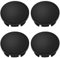 Bamyli Lot de 4 cache-moyeux 65 mm - Cache-moyeux - Design - Compatible avec VW 3B7601171/6U7 601 171 - Noir (OD 65 mm ID 56 mm)