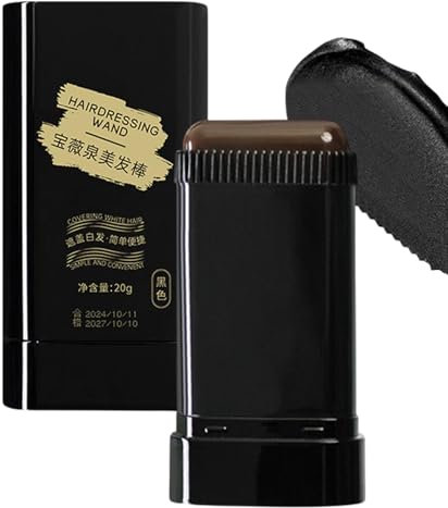 Haartönung Haarfarbenentferner, Black Hair Dye, 1 Stück Haar Mascara Männer & Frauen, Haarkreide Kamm, Ansatzfarbe Für Graue Haare Abdecken, Haarmascara Dunkelbraun, Hair Concealer For Women Men