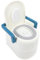 Nachtsnote, Tragbare Toilette für Erwachsene mit Abnehmbaren Armlehnen Erwachsene Mobile Toilette Tragbare Kommode Nicht -Slip -Nacht -Kommode Stuhl Tragbare Toilette für Raumbad