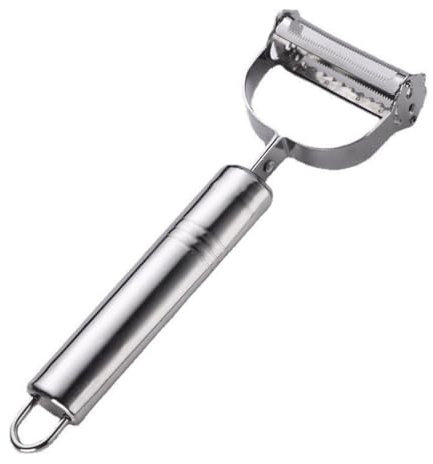 Multi-Function Stainless Steel Peeler,2024 New Creative Vegetable Peeler with Hang Hole,Household Portable Vegetable Julienne Peeler for Potato,Carrot,Fruit (1)