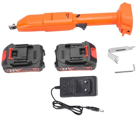 Binette de Jardin électrique sans Fil, Pelle Portative, Vitesse de 2 500 TR/Min, Batterie Lithium-ION Amovible, pour Le Jardinage, Le Désherbage et Le Labourage (Prise UE)