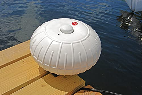 TaylorMade Products Dock Pro Inflatable Dock Boat Wheels – Replacement Dock Wheel, White (18) – Cusions Boats, Protects Docks, Hot-Dipped Galvanized Hardware – 2020108526