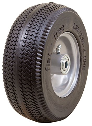 Marathon 2,80/6,3–10,2 cm Flat Free Hand Truck/Utility Warenkorb Reifen an Rad, 7,6 cm zentriert Hub, 1/5,1 cm Kugellager