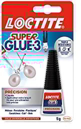 Henkel 41666 Loctite Klebstoff, schnell Präzision, Endstück, feine Collagen, präzise Farben, 5 g Flasche