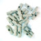 20 Stück LEGO TECHNIC Achs und Pin-Verbinder 180° #2 in Neu-Hellgrau.