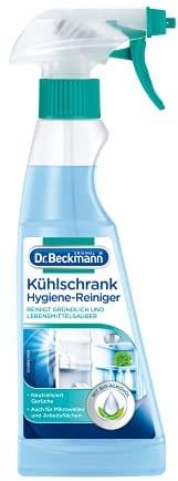 Dr. Beckmann Limpiador higiénico para frigorífico, limpia y neutraliza los olores, con alcohol orgánico, 1 x 250 ml