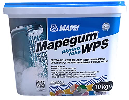 Mapei MAPEGUM WPS Fast Drying Tanking Membrane 10 KG - Mapei 124810 by Mapei