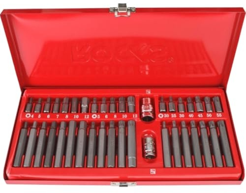 Bitsatz Torx, Hex, Spline, 40-teilig