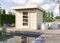 Gartenhaus 28mm weka Designhaus wekaLine 172 Gr.1 Natur 249x284cm