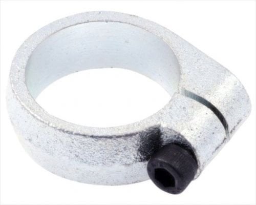SP Auspuff Schelle 34 mm Universal - Metall, Silber, HARDWARE_CLAMP_VISE, 34 Millimeter Tiefe