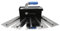 Genesis 7 Piece Interchangeable Stainless Steel Trowel Set 4,6,8,10, 10 Round, and Tiger. Left/Right Hand