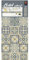 Autocollant adhésif 5 cm X 180 cm, carreau de ciment jeune et gris, décoratif pour murs et sols, listel.