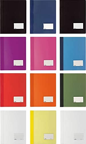 DURABLE Hunke & Jochheim Schnellhefter DURALUX®, für A4 Überbreit, 280x332mm (12, sortiert)